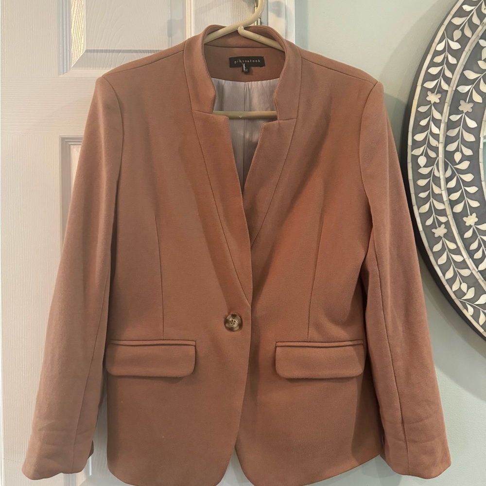 Gibson look cork blazer stretch size Large